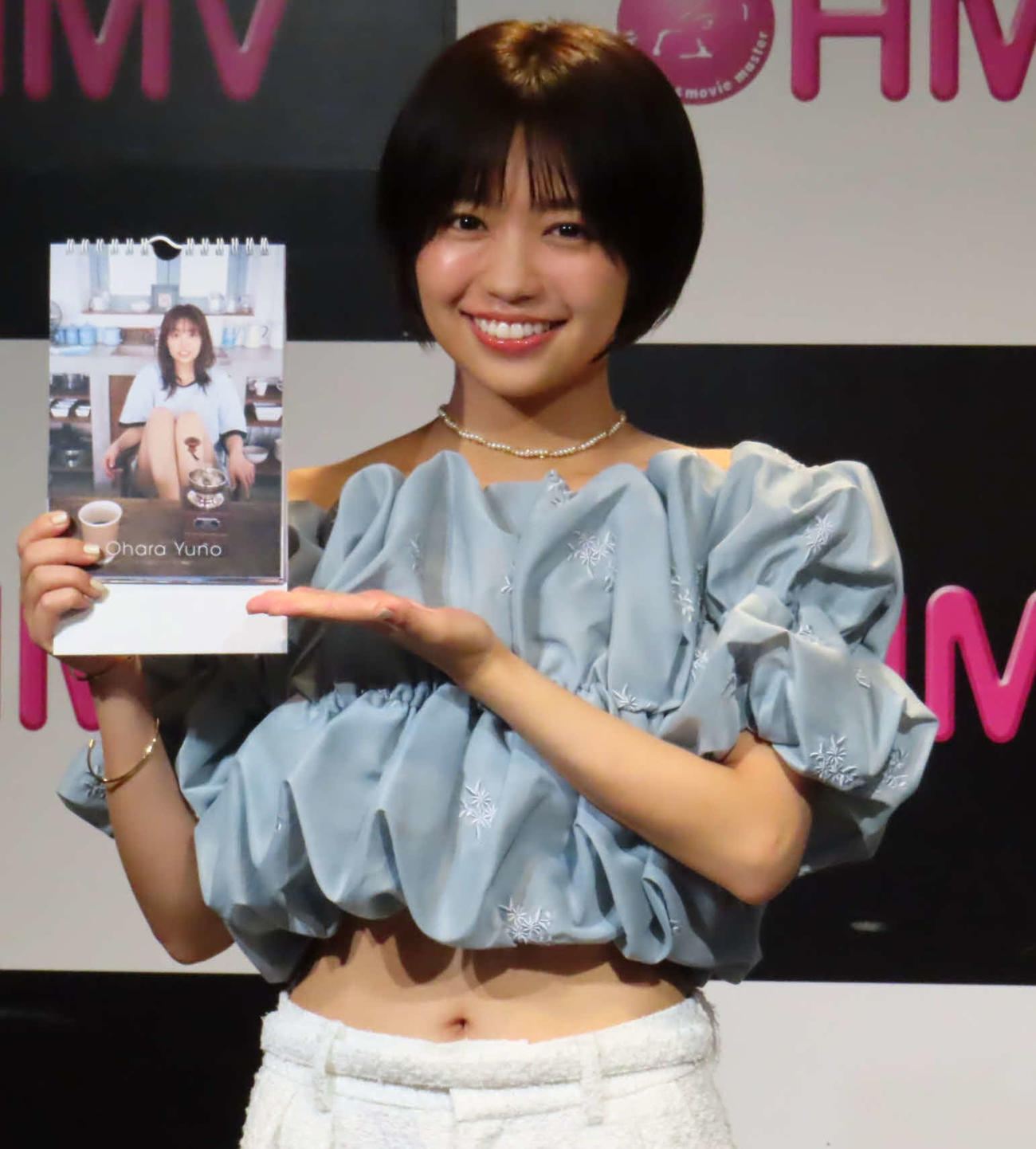 日めくりカレンダー「まいにちゆーの。」発売記念イベントに出席した大原優乃