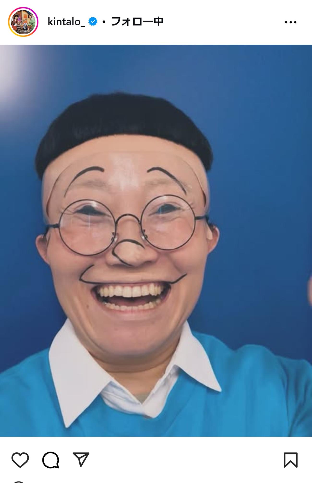 キンタロー。のインスタグラムから