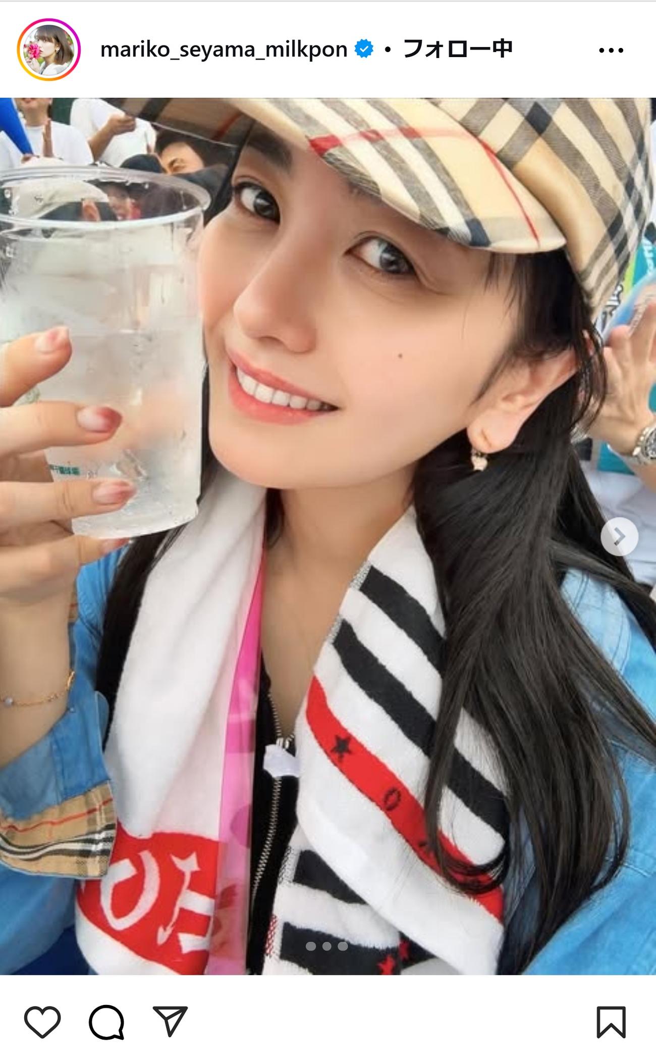 脊山麻理子のインスタグラムから