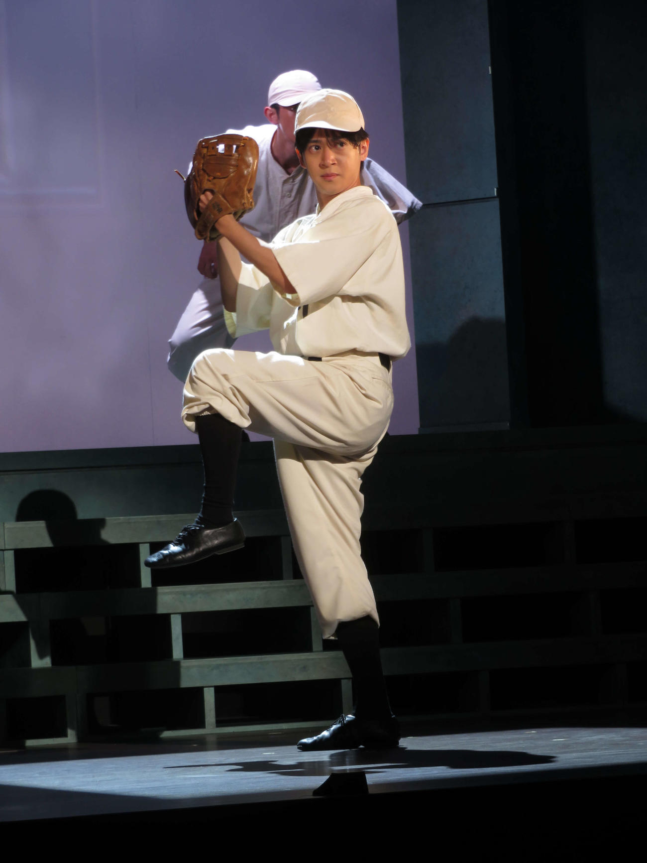 舞台「あの夏、君と出会えて～幻の甲子園で見た景色～」ゲネプロに臨む藤井直樹