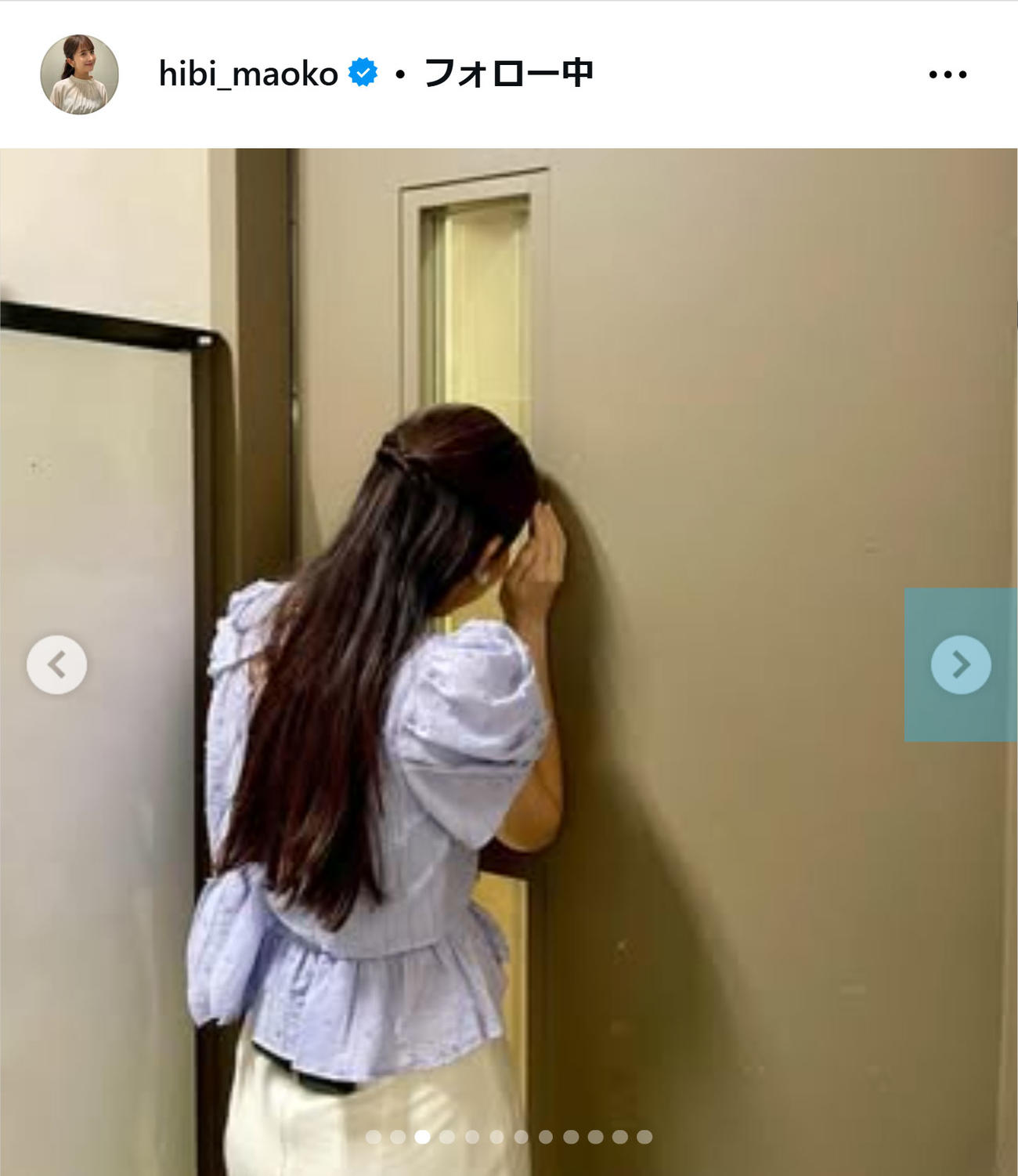 日比麻音子アナのインスタグラムから