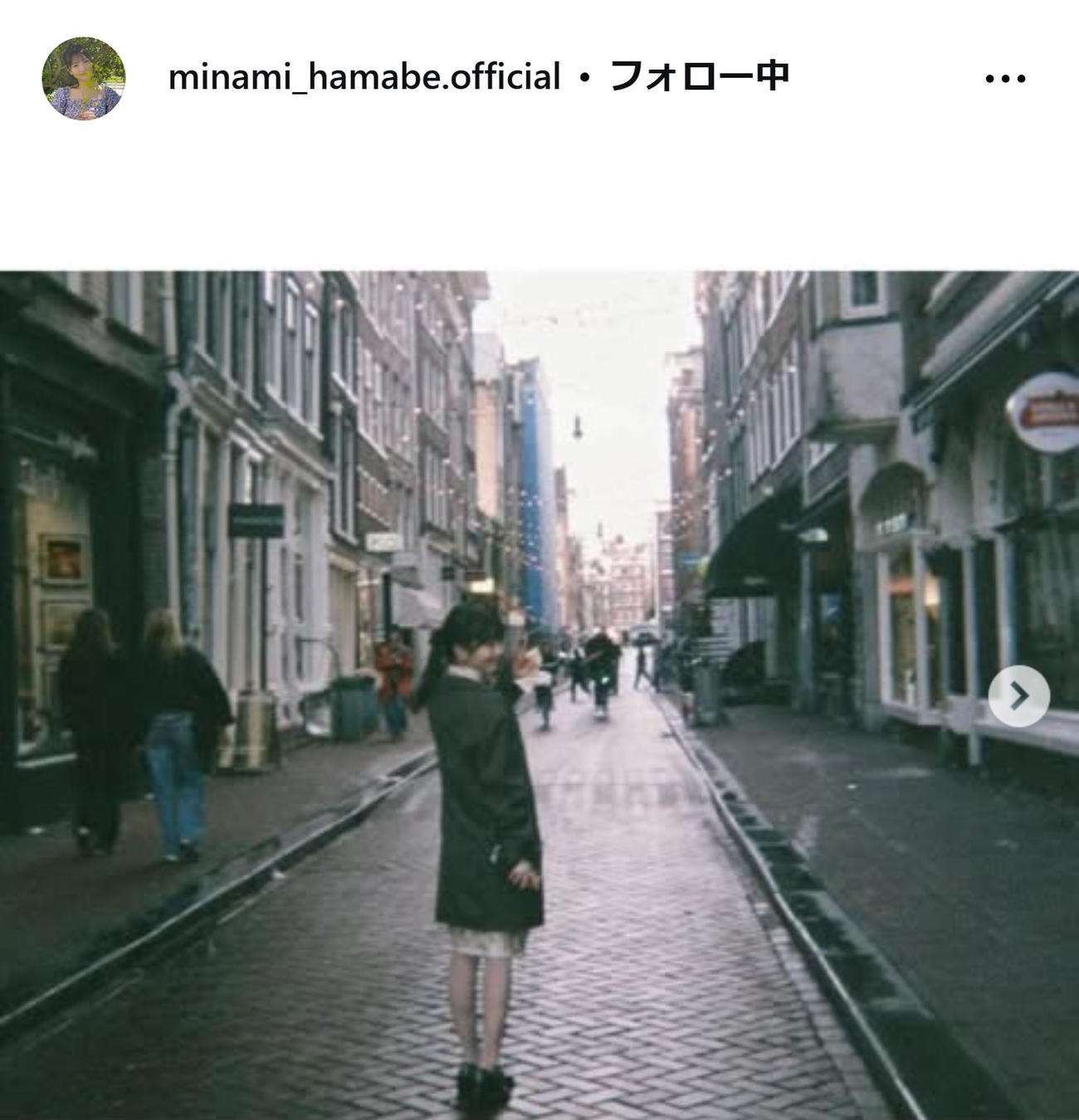 浜辺美波のインスタグラムから