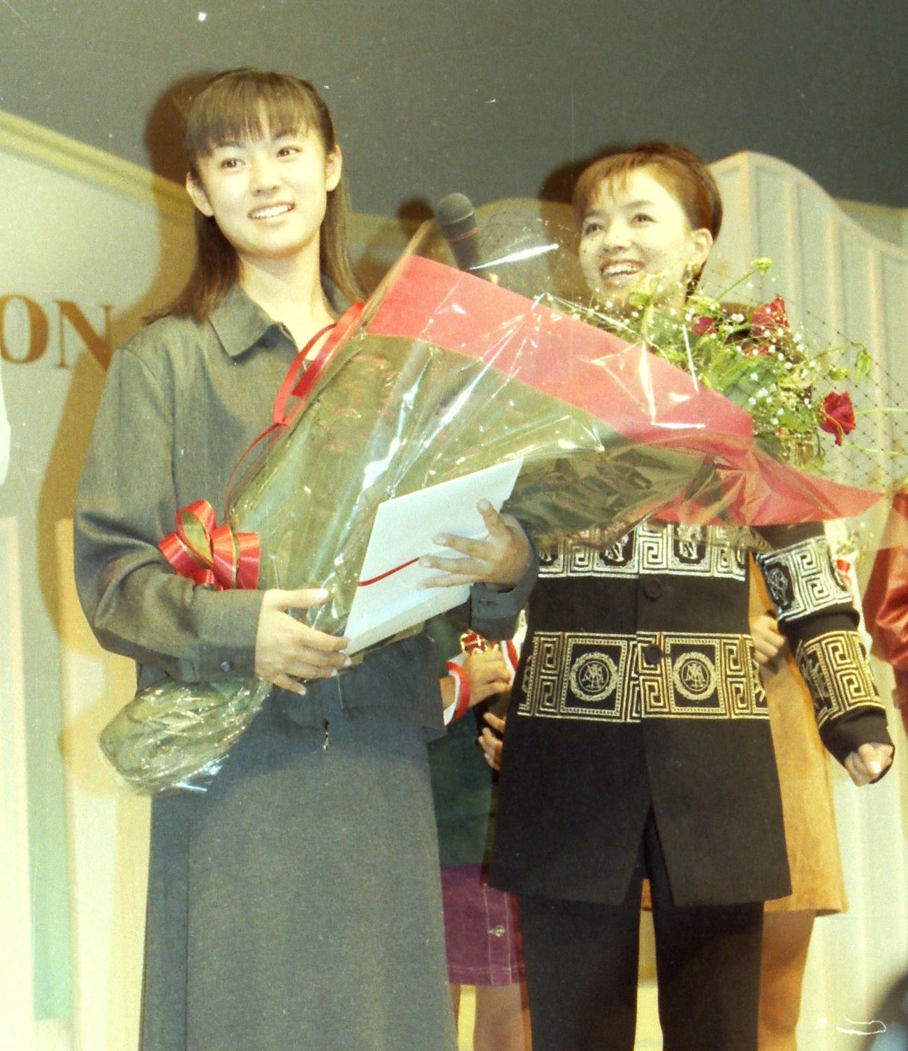 1996年、ホリプロスカウトキャラバンでグランプリを獲得した深田恭子