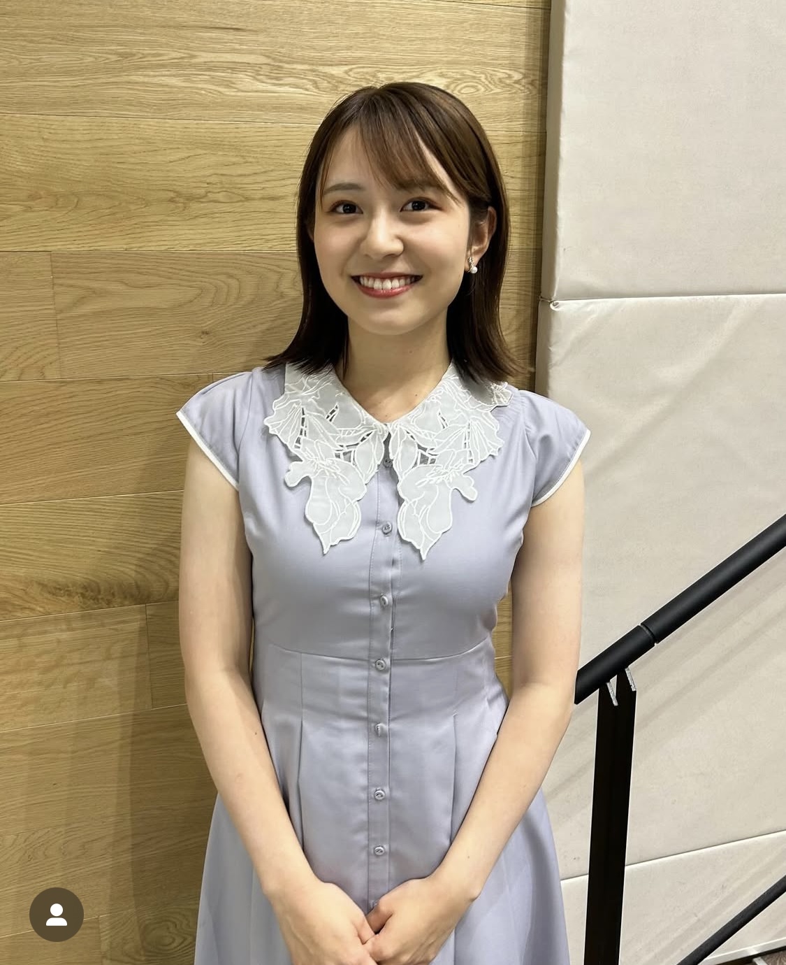テレビ朝日・三山賀子アナウンサーのインスタグラムから