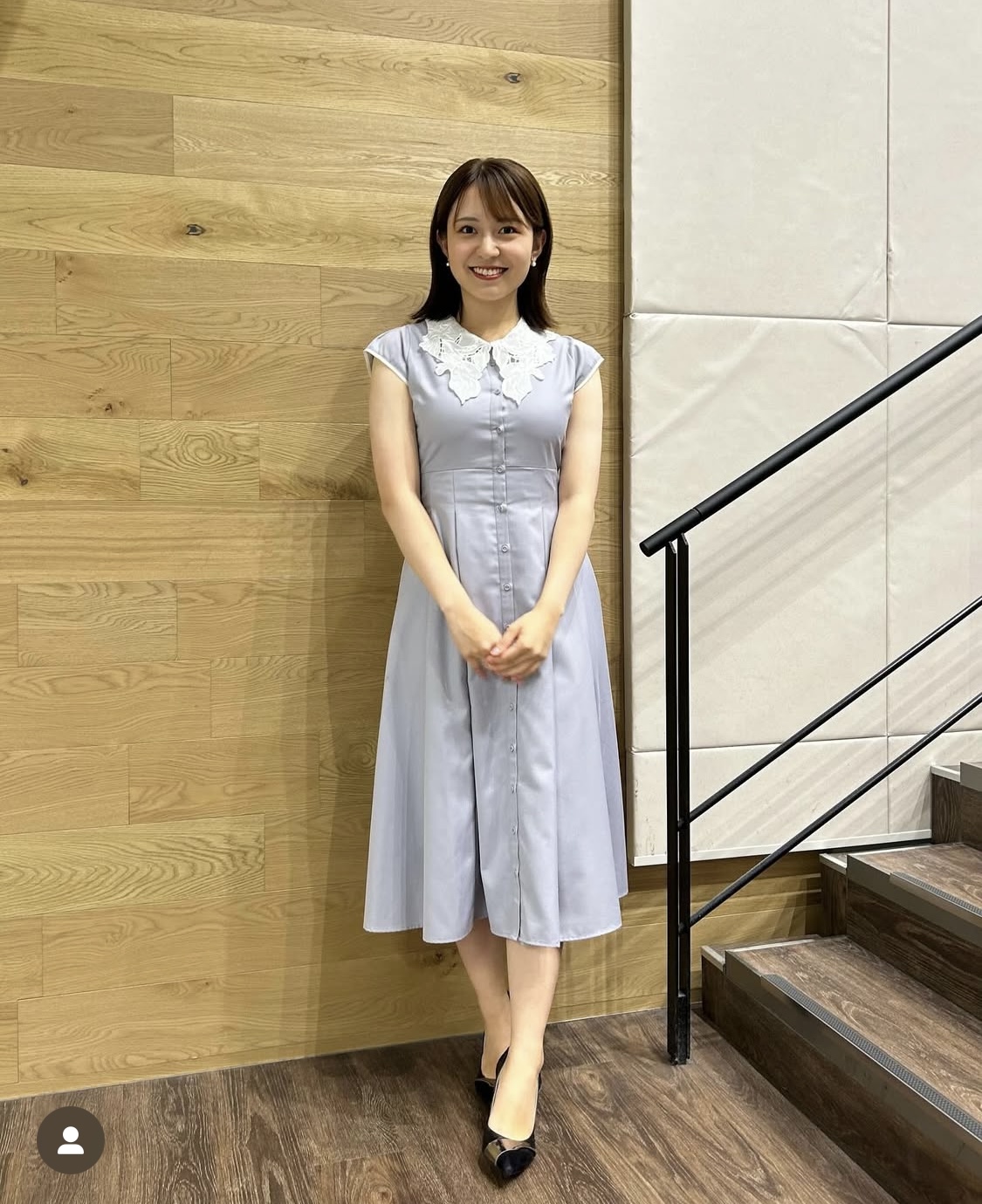 テレビ朝日・三山賀子アナウンサーのインスタグラムから