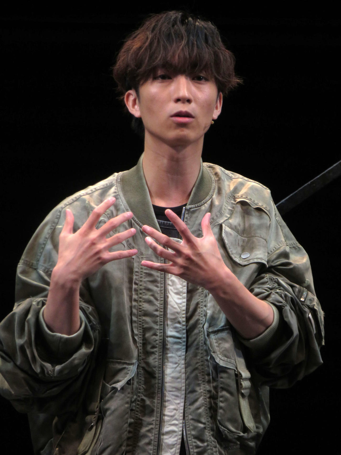 舞台「ぼくらの七日間戦争2025」ゲネプロ取材会に出席した田中樹