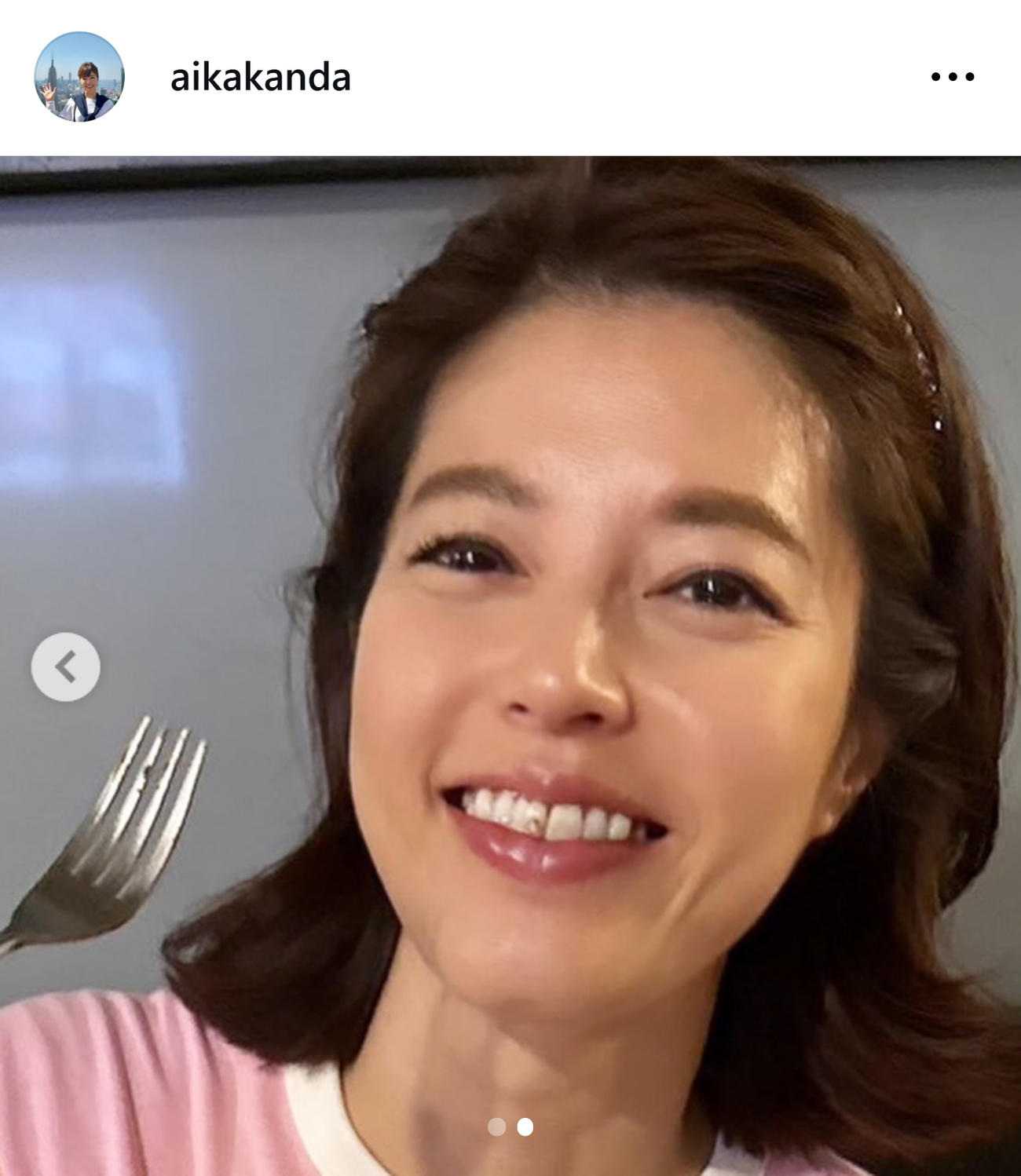 神田愛花のインスタグラムから