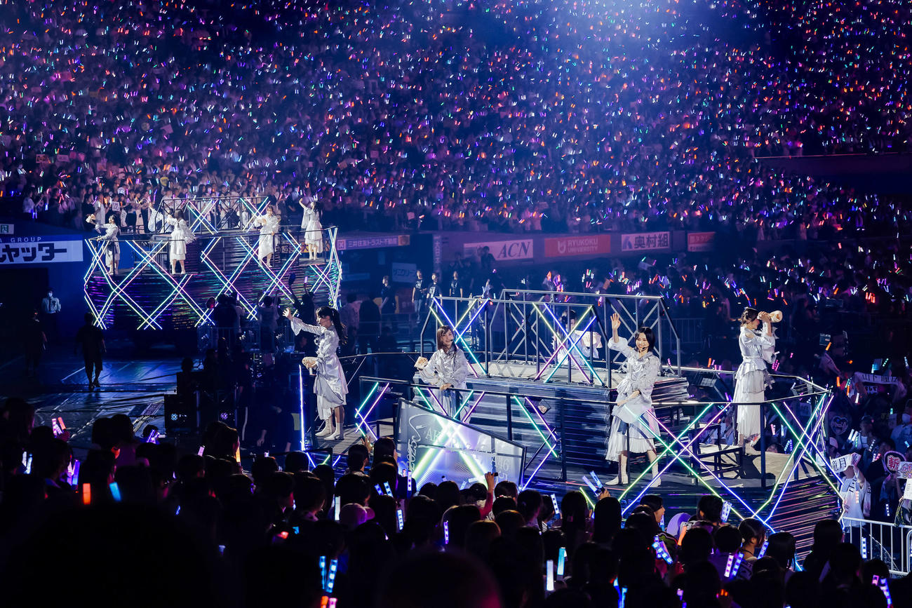 「櫻坂46 5th TOUR 2025　“Addiction”」最終日公演でパフォーマンスする櫻坂46（C）Seed　＆　Flower LLC