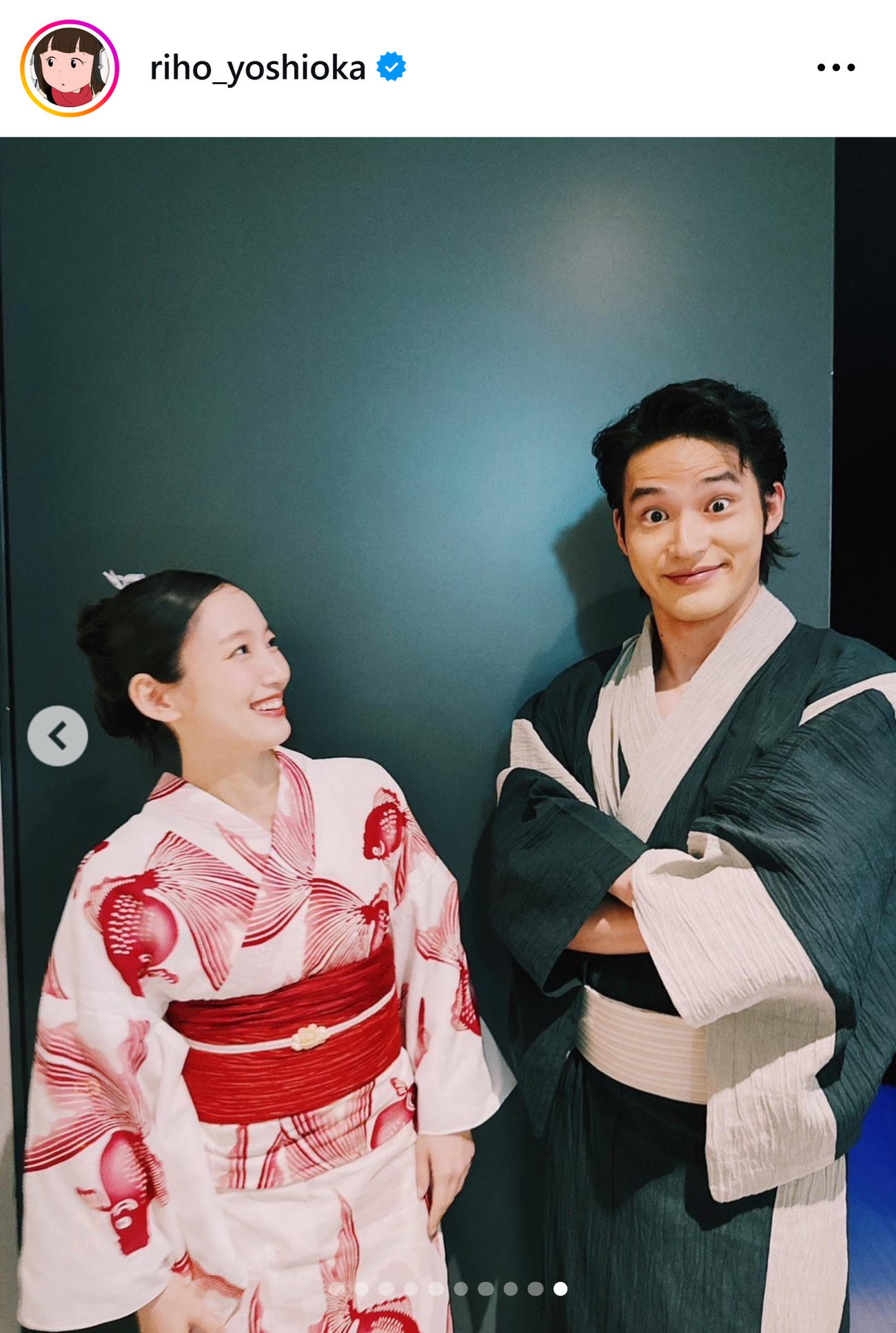 吉岡里帆のインスタグラムから