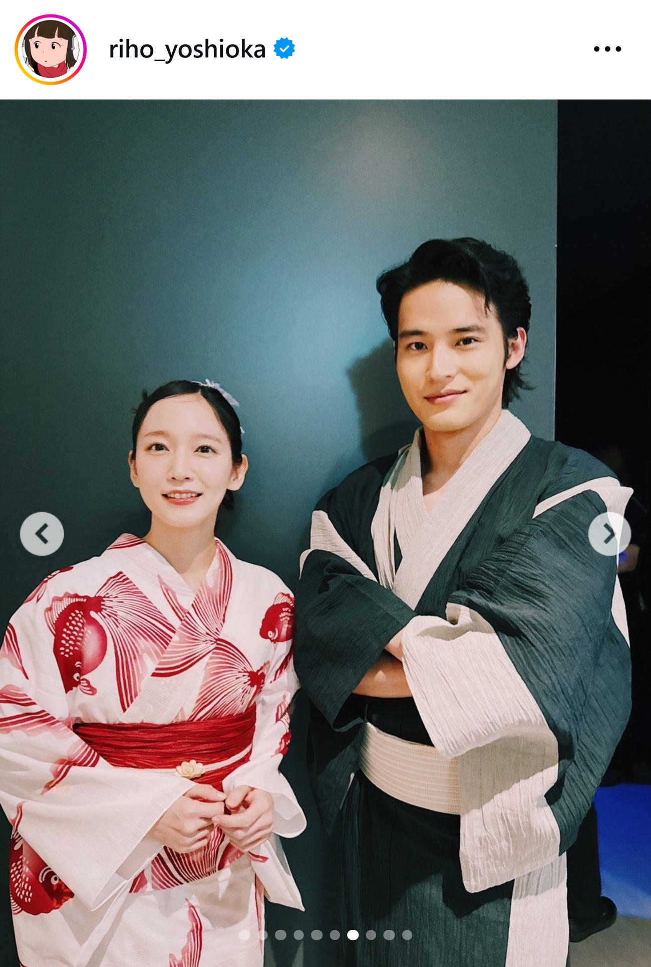 吉岡里帆のインスタグラムから