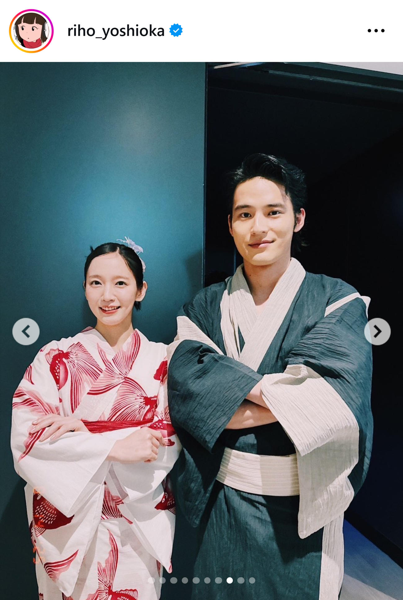 吉岡里帆のインスタグラムから