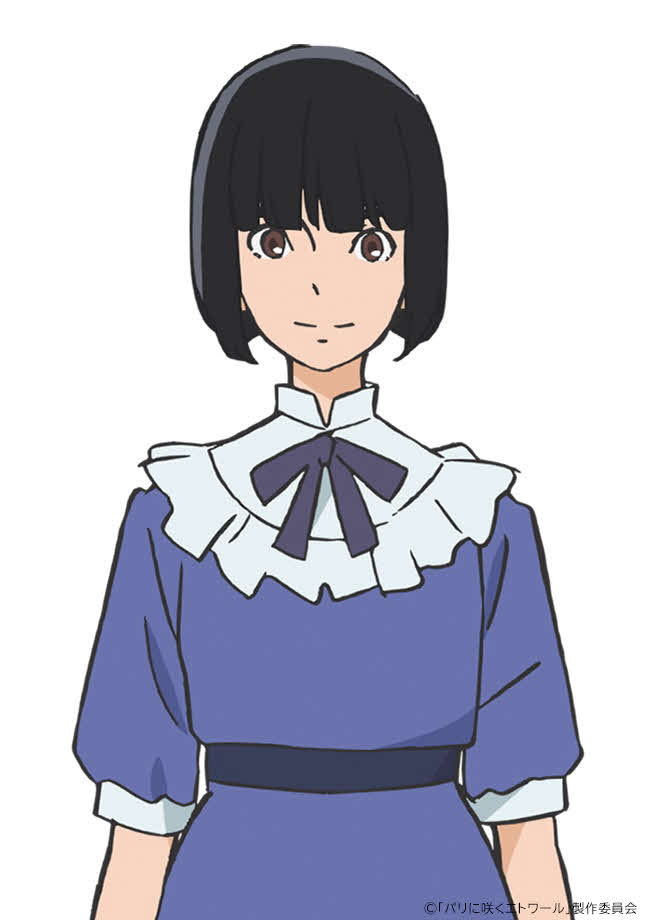 アニメ映画「パリに咲くエトワール」で嵐莉菜が演じる千鶴（C）「パリに咲くエトワール」製作委員会