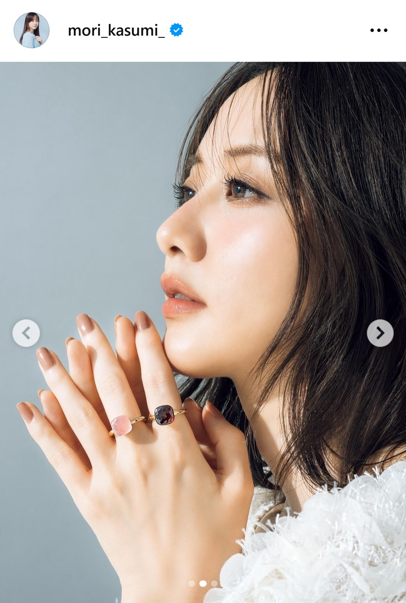 森香澄のインスタグラムから