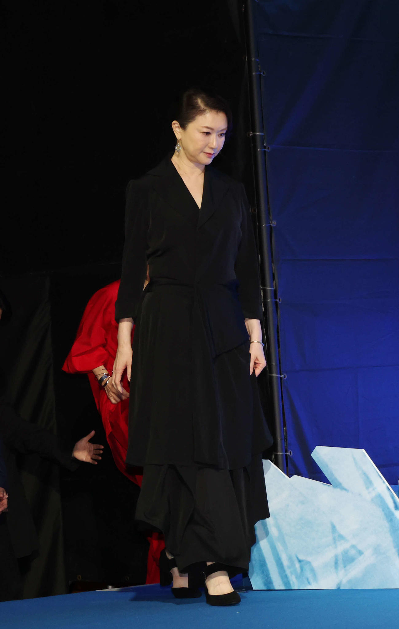 完成披露報告会に登壇した夏川結衣（撮影・増田悦実）