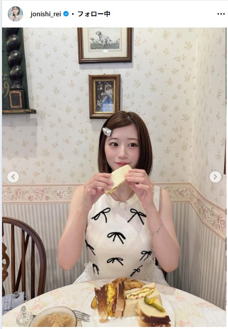 上西怜のインスタグラムから