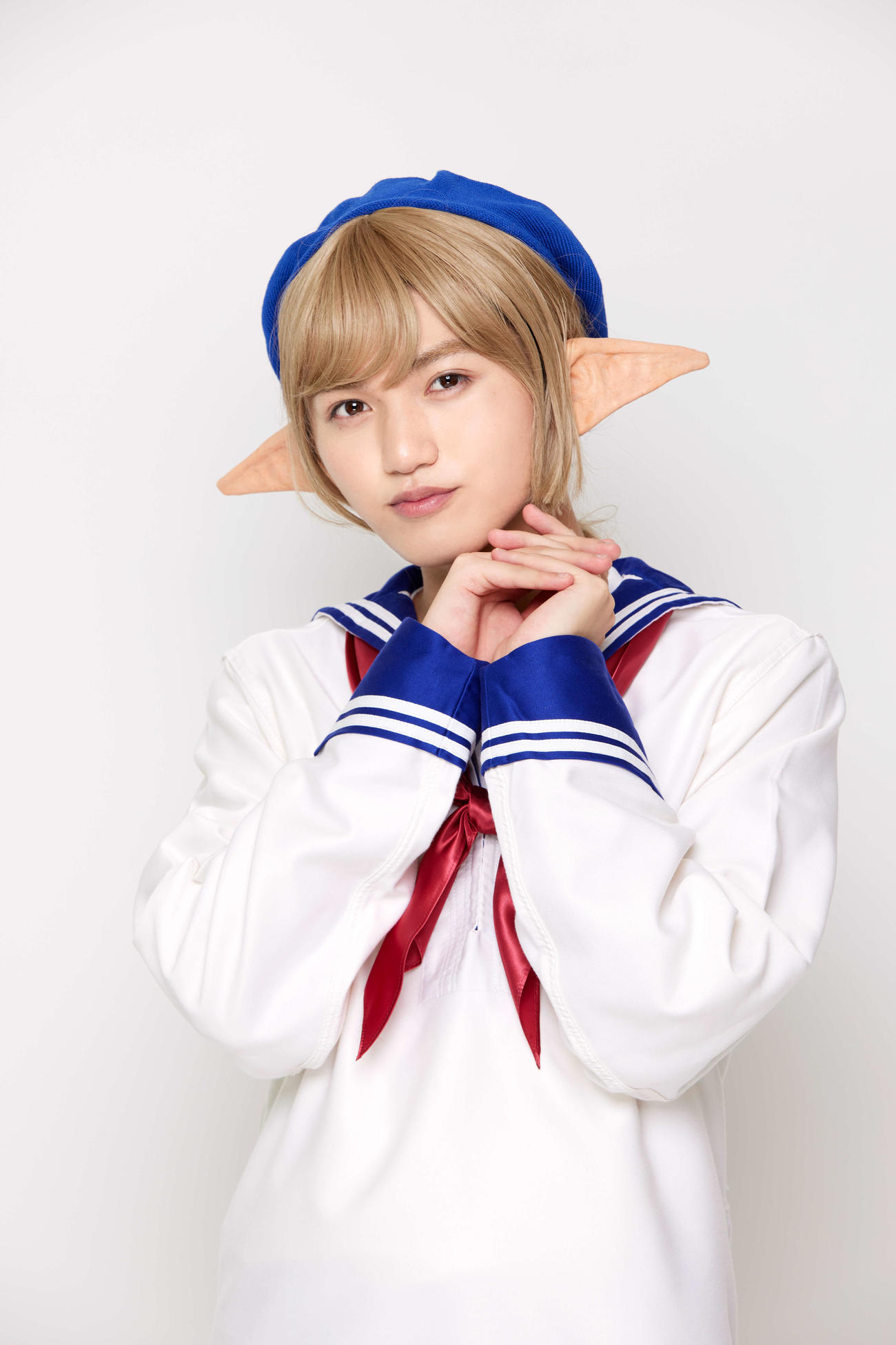 ドラマ「#神奈川に住んでるエルフの『どきどき！エルフどき！』」で横須賀のエルフを演じるTHE SUPER FRUIT田倉暉久（C）鎧田／マイクロマガジン社／ドラマ「#かなエル」製作委員会