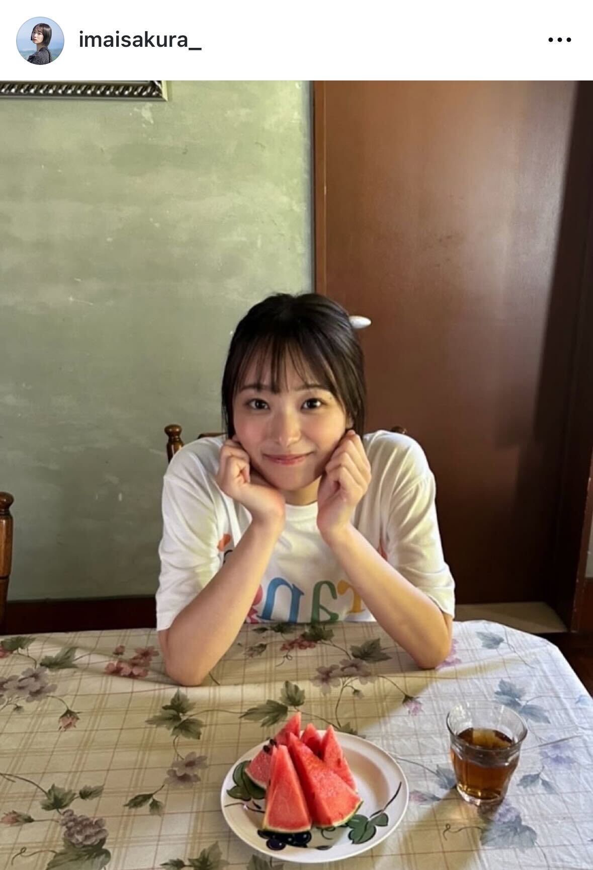 今井春花さんのインスタグラムから