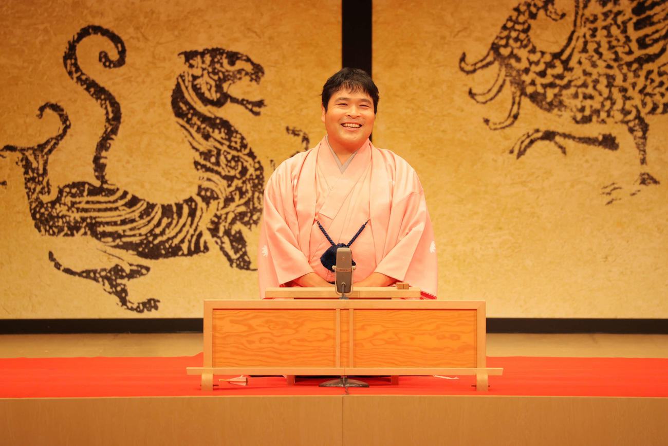 大阪落語祭に出演した笑福亭喬介