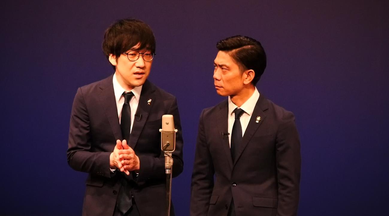 キュウのぴろ（左）と清水誠