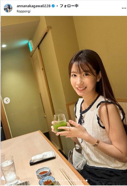 中川杏奈のインスタグラムから