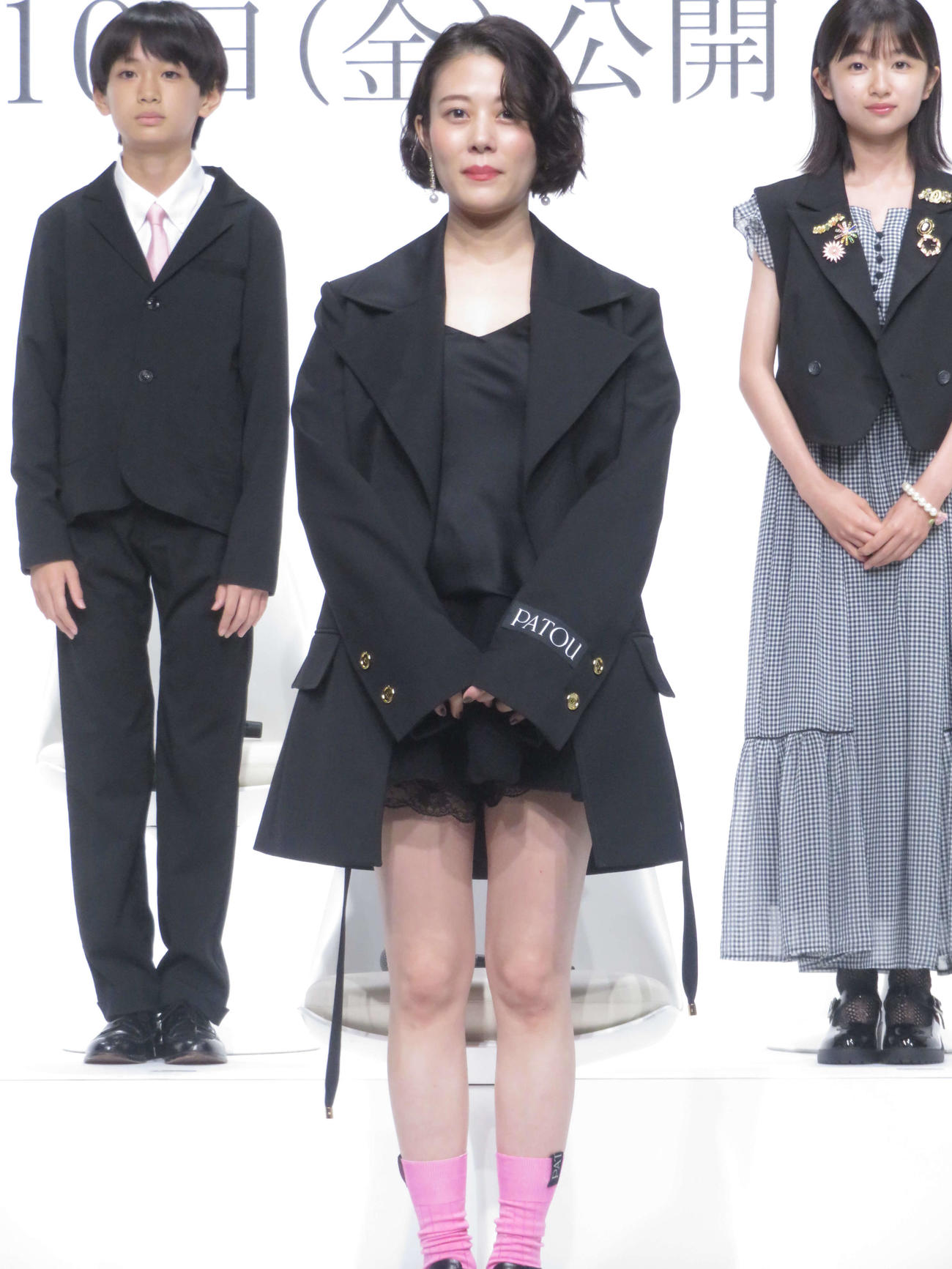 映画「秒速5センチメートル」完成報告会に出席した高畑充希