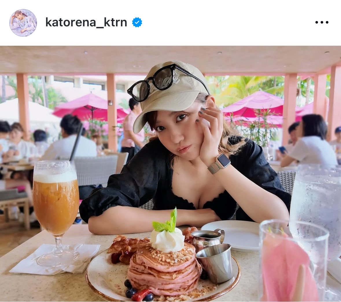 加藤玲奈のインスタグラムから