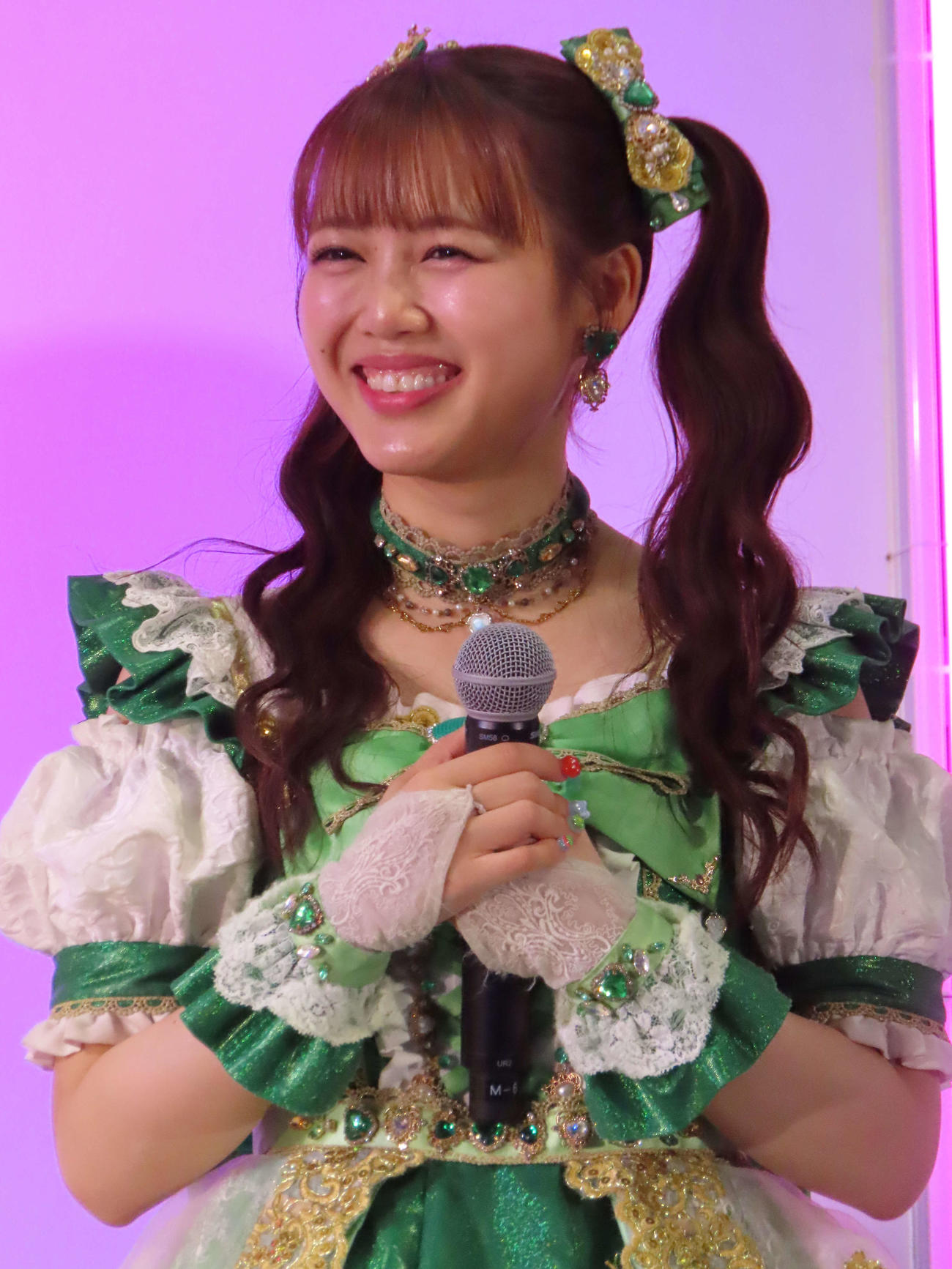 「ひみつのアイプリ」新コラボレーション発表会に出席した超ときめきハート宣伝部の吉川ひより