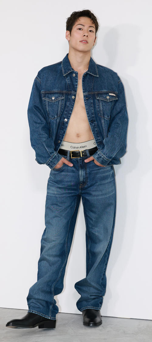 Calvin Kleinのイベントに登場した三浦孝太(撮影・中島郁夫)