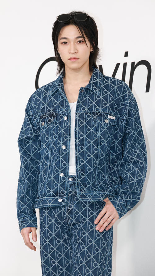 Calvin Kleinのイベントに登場した宇野賛多(撮影・中島郁夫)