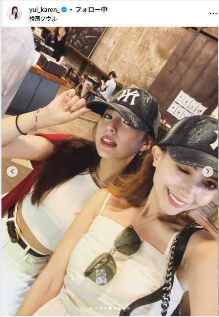 ゆいかれんのインスタグラムから