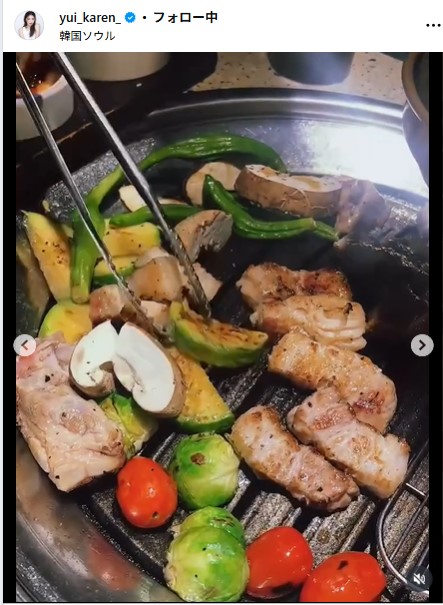 ゆいかれんのインスタグラムから