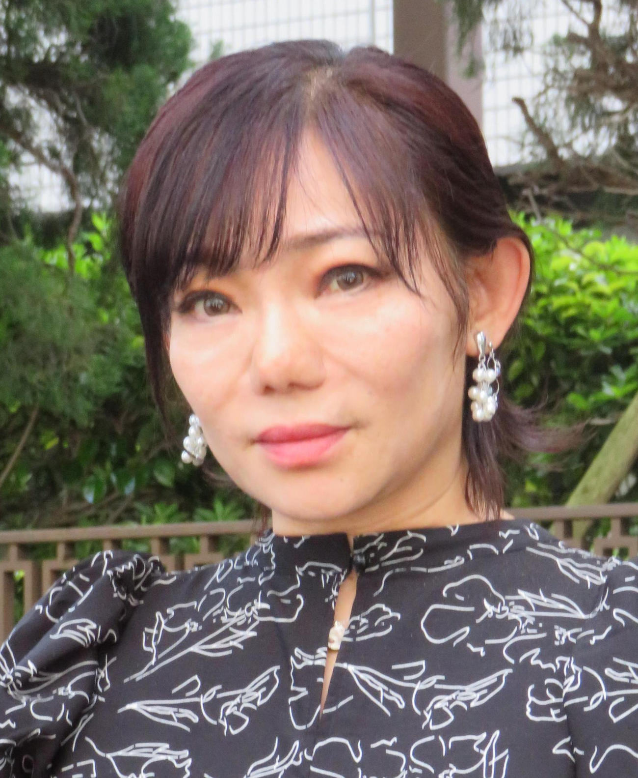 仲本工事さんの妻三代純歌（2024年5月撮影）