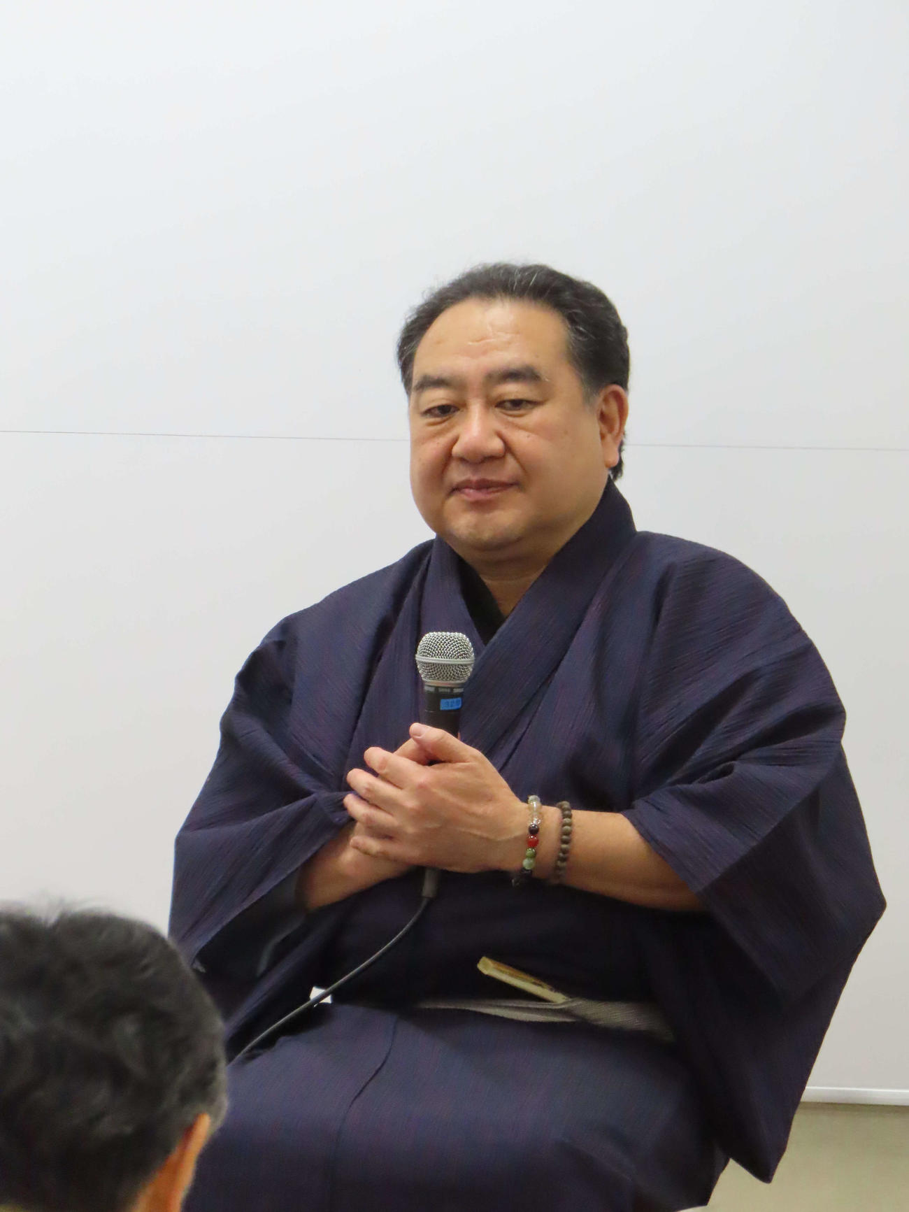 トークイベントを行った中村鴈治郎
