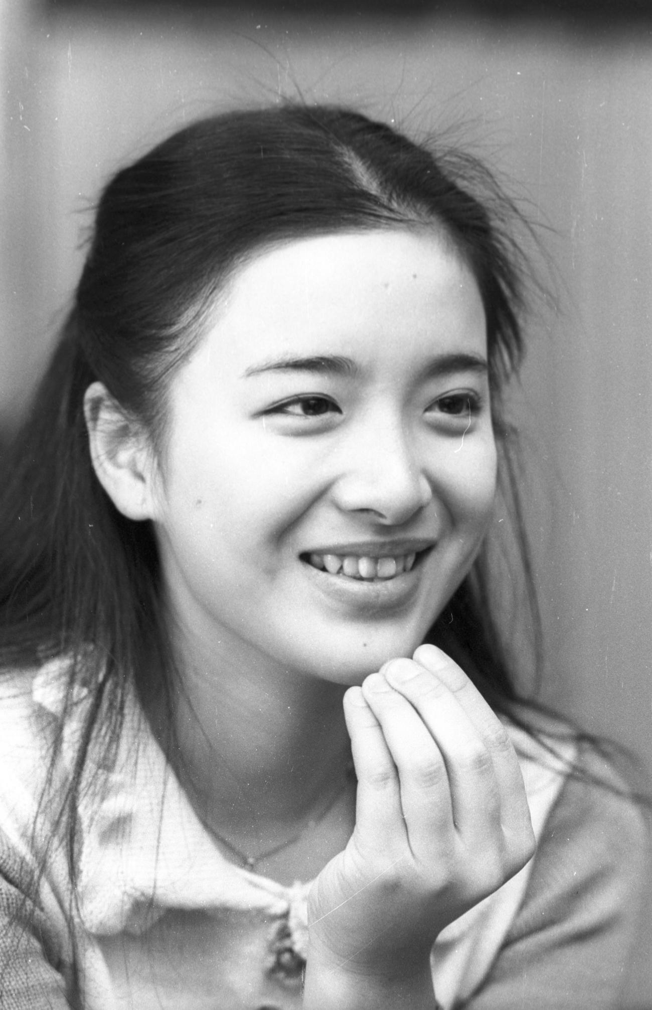 池上季実子（1975年12月撮影）