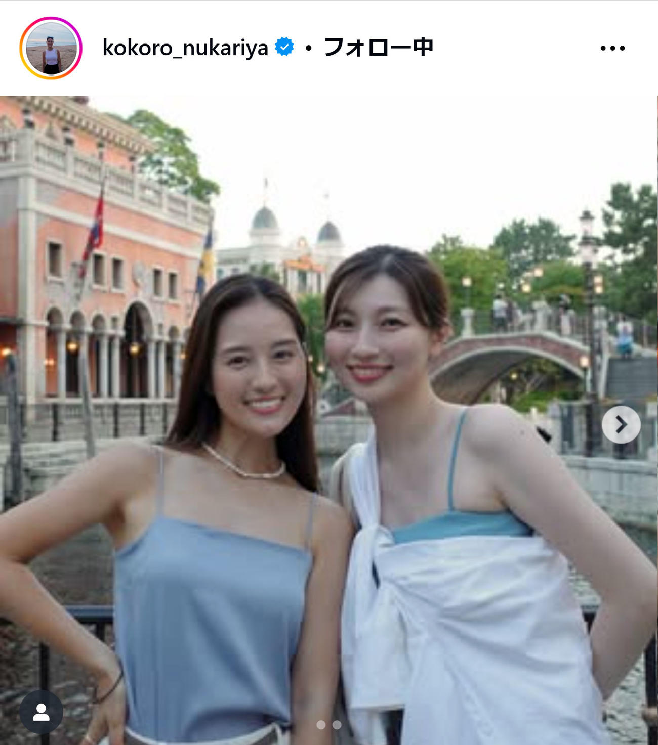 忽滑谷こころアナのインスタグラムから