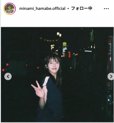 浜辺美波のインスタグラムから