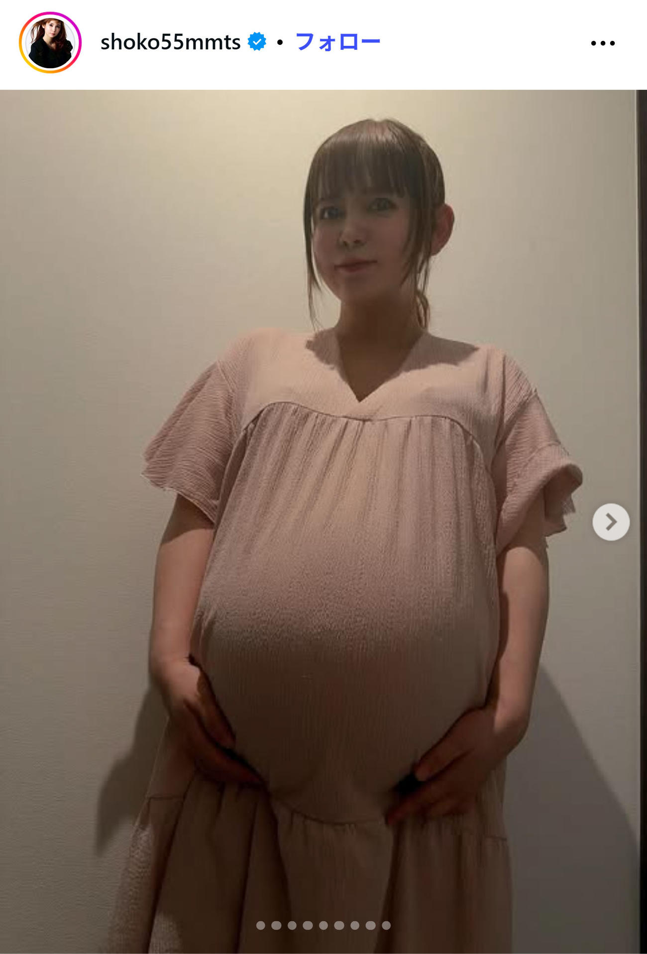 中川翔子のインスタグラムから