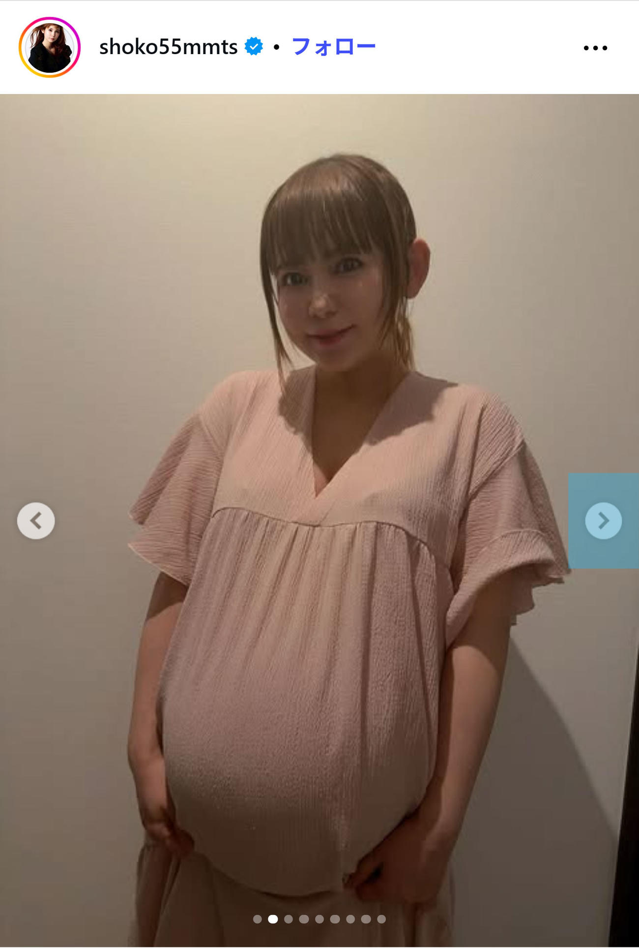 中川翔子のインスタグラムから