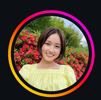 浜崎日香里アナのインスタグラムから