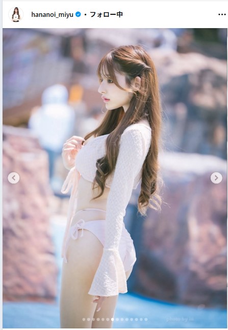 花乃衣美優のインスタグラムから