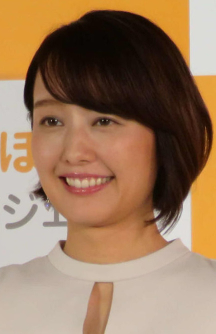 元フジテレビアナウンサーの中村仁美（2018年8月撮影）