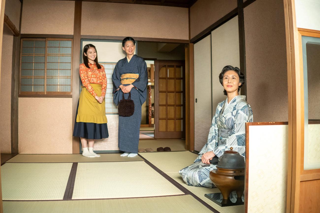 NHK連続テレビ小説「あんぱん」の1場面（C）NHK