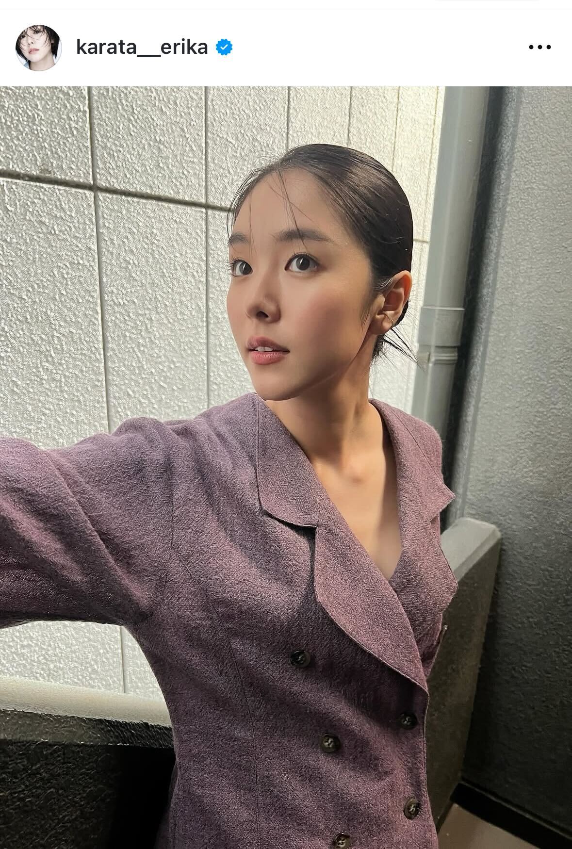 唐田えりかのインスタグラムから