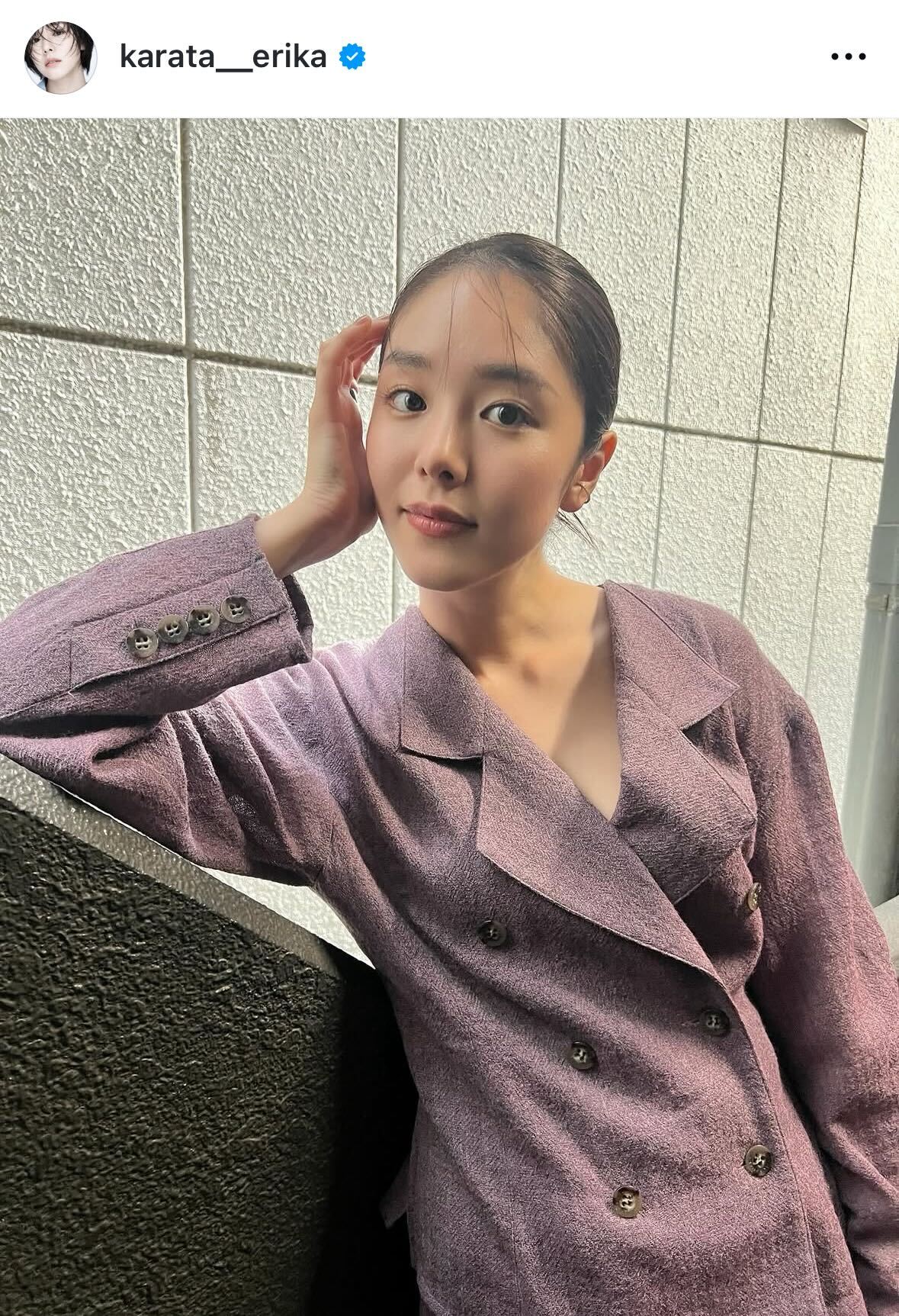 唐田えりかのインスタグラムから