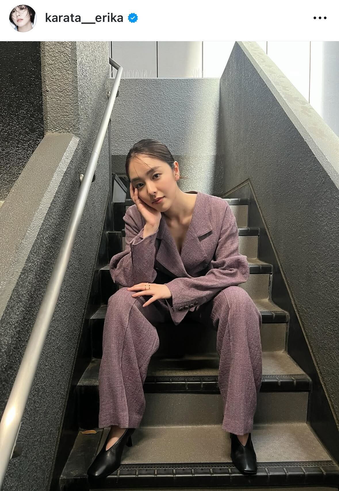 唐田えりかのインスタグラムから