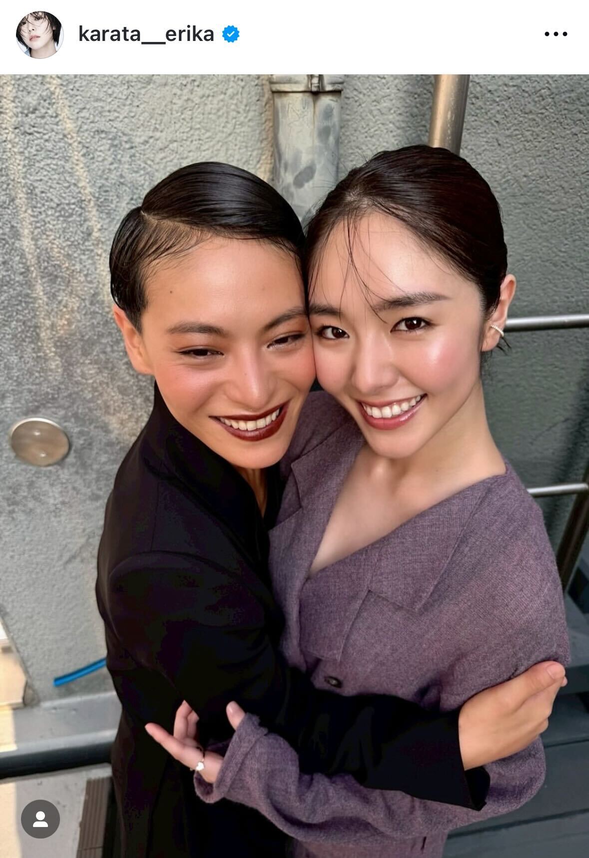 唐田えりかのインスタグラムから