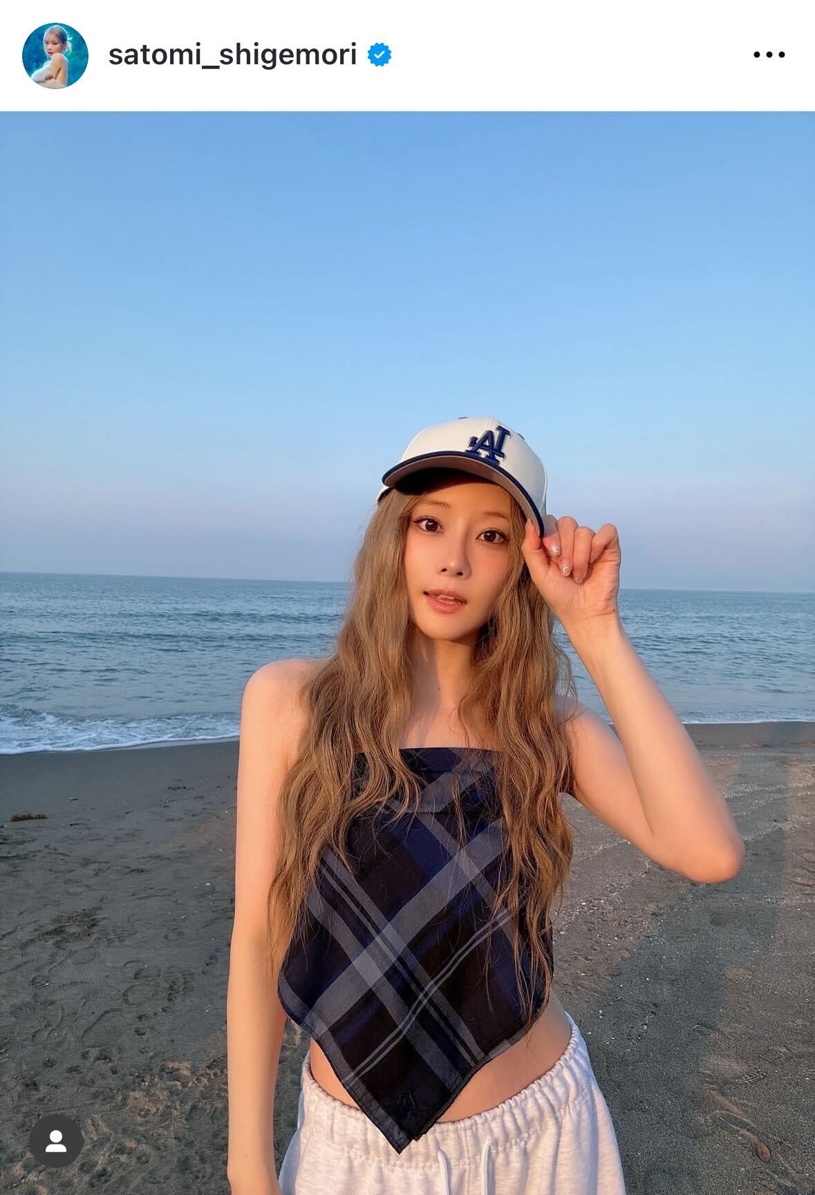 重盛さと美のインスタグラムから