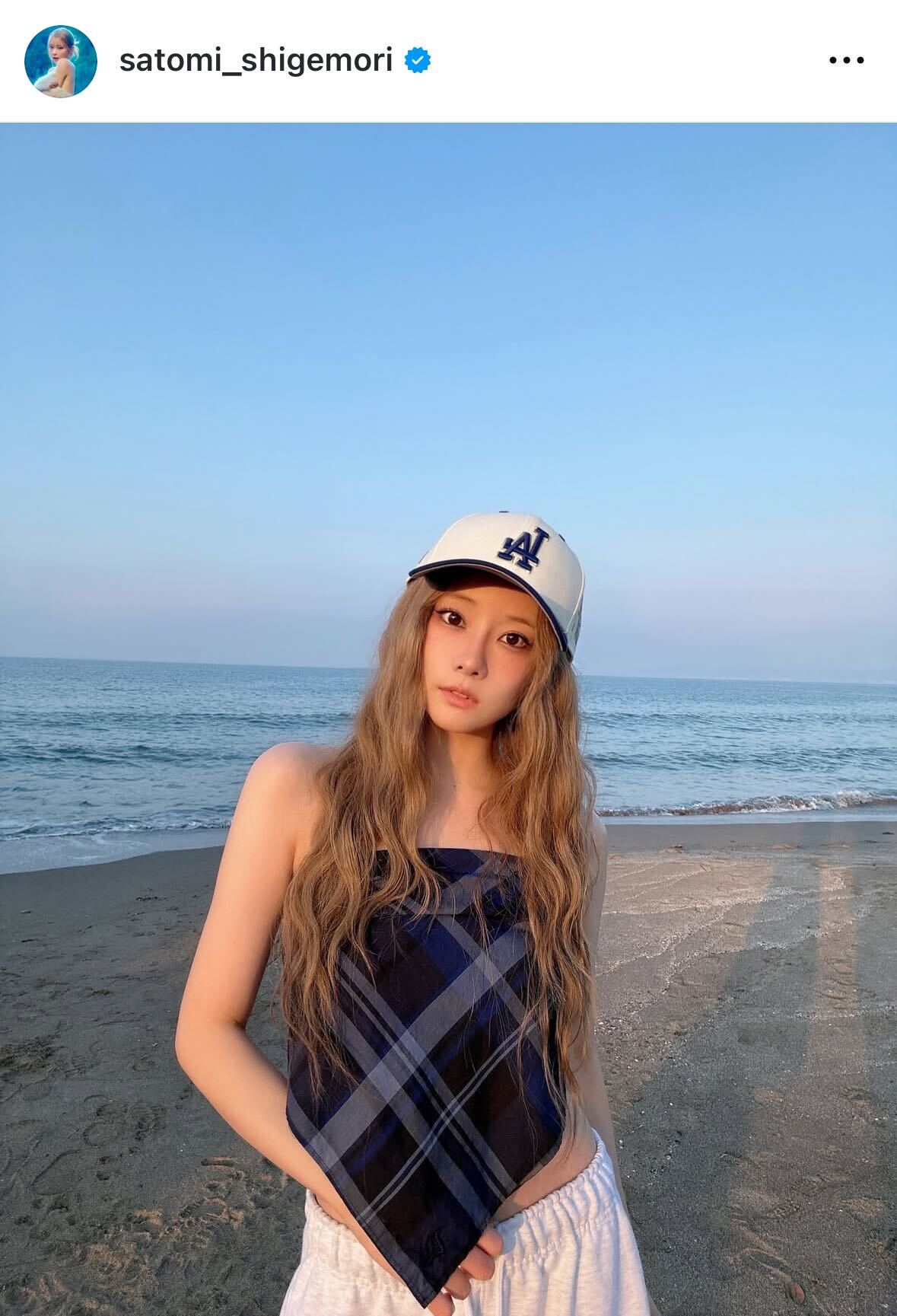 重盛さと美のインスタグラムから