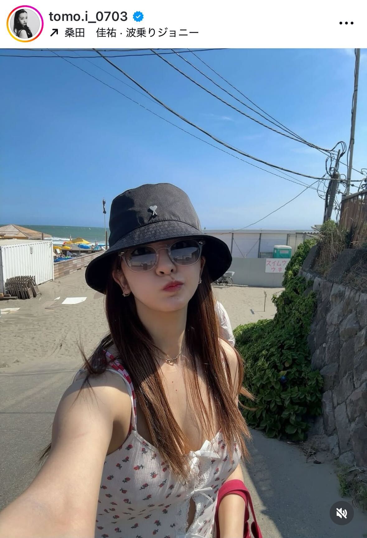 板野友美のインスタグラムから