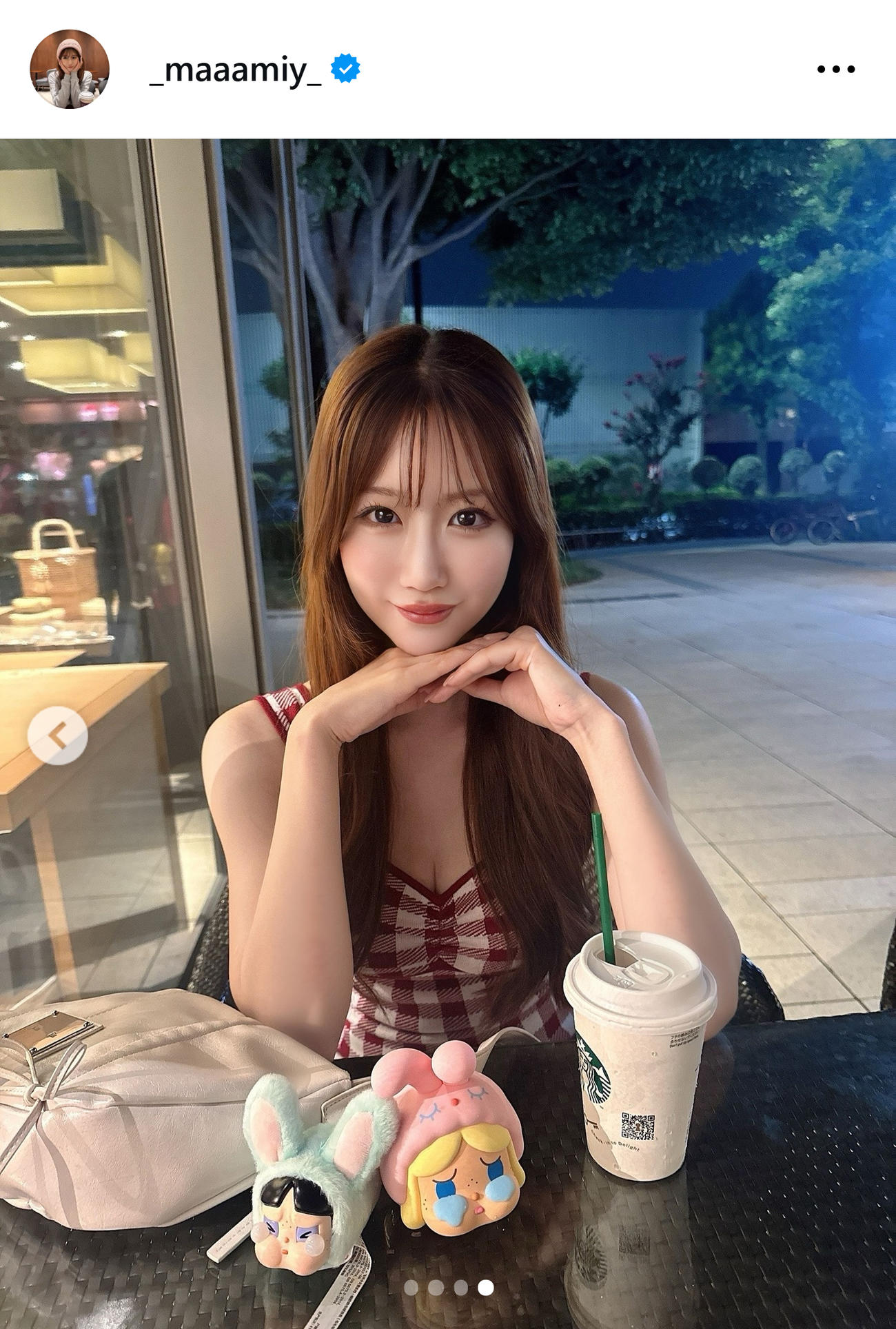 日南まみのインスタグラムから